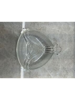 Vintage Hazel-Atlas Pattern #577 Art Deco Triangle Glass Dish